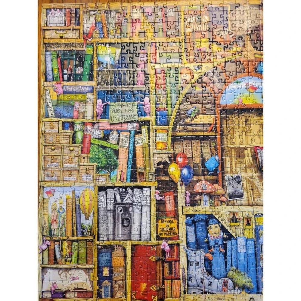 Ravensburger 193141 Colin Thompson The Bizarre Bookshop 2 Jigsaw Puzzle 1000 Pc